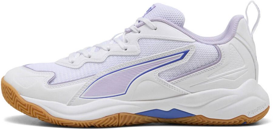 Puma Solarflash senior imitatieleren voetbalschoenen wit lila