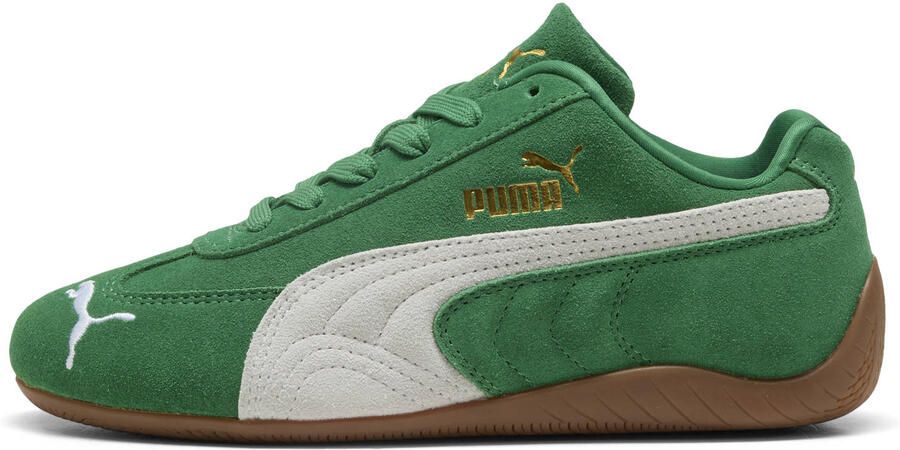 Puma Speedcat OG suede sneakers groen wit