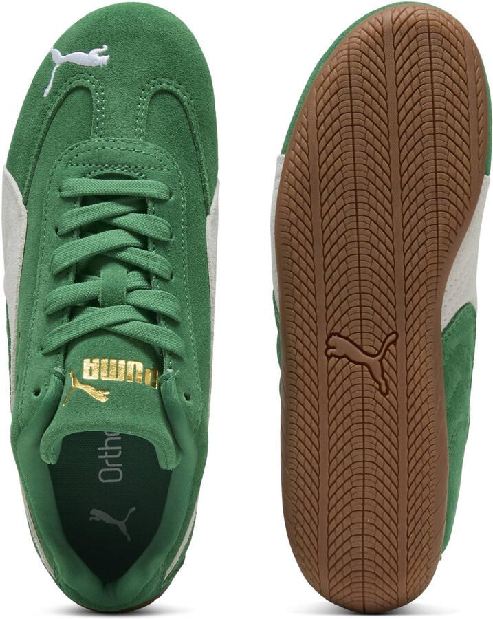 Puma Speedcat OG suede sneakers groen wit - Foto 2
