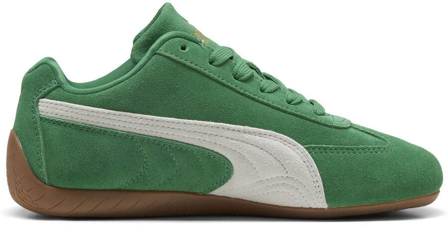 Puma Speedcat OG suede sneakers groen wit - Foto 3
