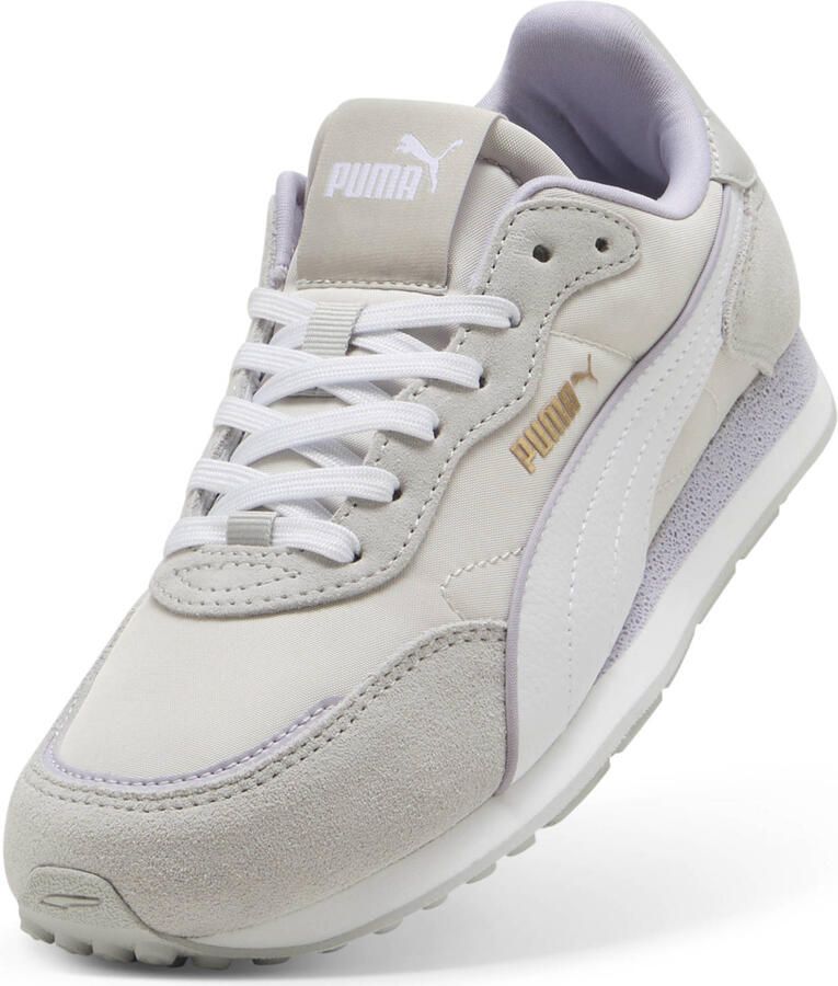 Puma St Miler Rose mesh leren sneakers lichtgrijs lila - Foto 3