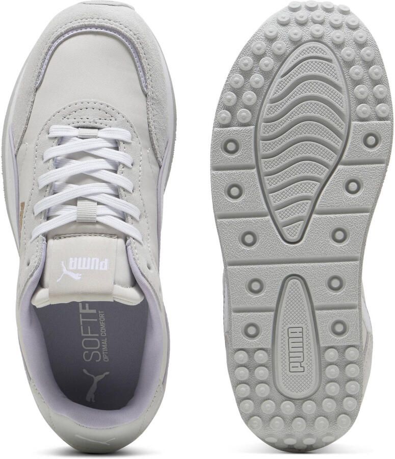 Puma St Miler Rose mesh leren sneakers lichtgrijs lila - Foto 2