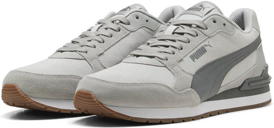 Puma St Runner V4 suède sneakers lichtgrijs grijs - Foto 3
