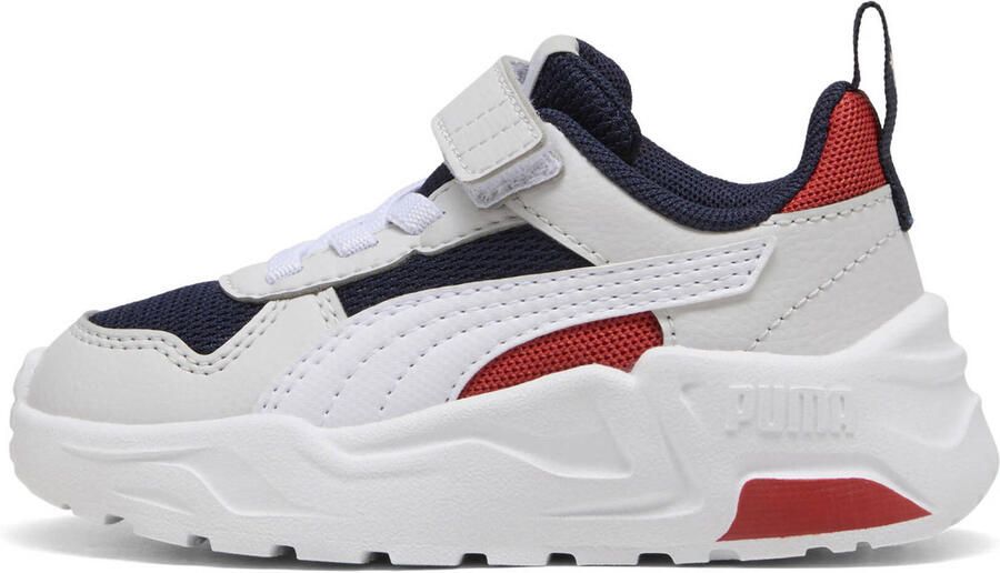 Puma Trinity 2 LT imitatieleren sneakers wit donkerblauw