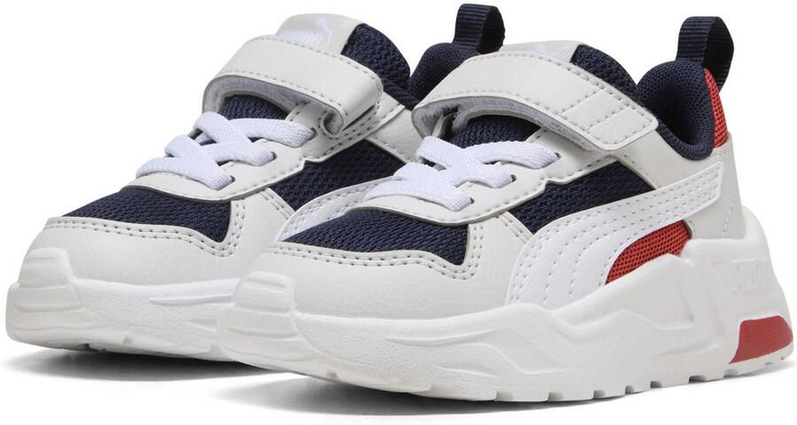 Puma Trinity 2 LT imitatieleren sneakers wit donkerblauw - Foto 3
