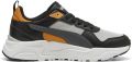 Puma Trinity 2 LT mesh sneakers lichtgrijs oranje Meerkleurig - Lichtgrijs
