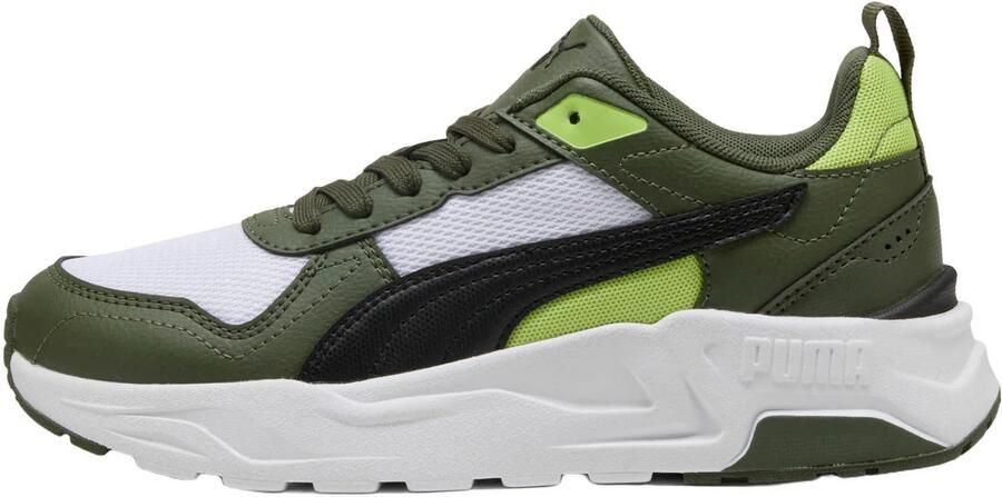 Puma Trinity 2 LT mesh sneakers wit zwart