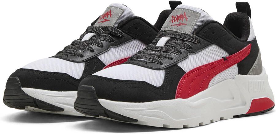 Puma Trinity 2 LT Mid 90s sneakers wit rood zwart - Foto 3