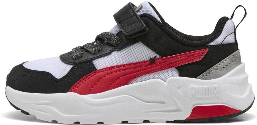 PUMA Trinity 2 LT Mid 90 PS kinder sneakers wit zwart