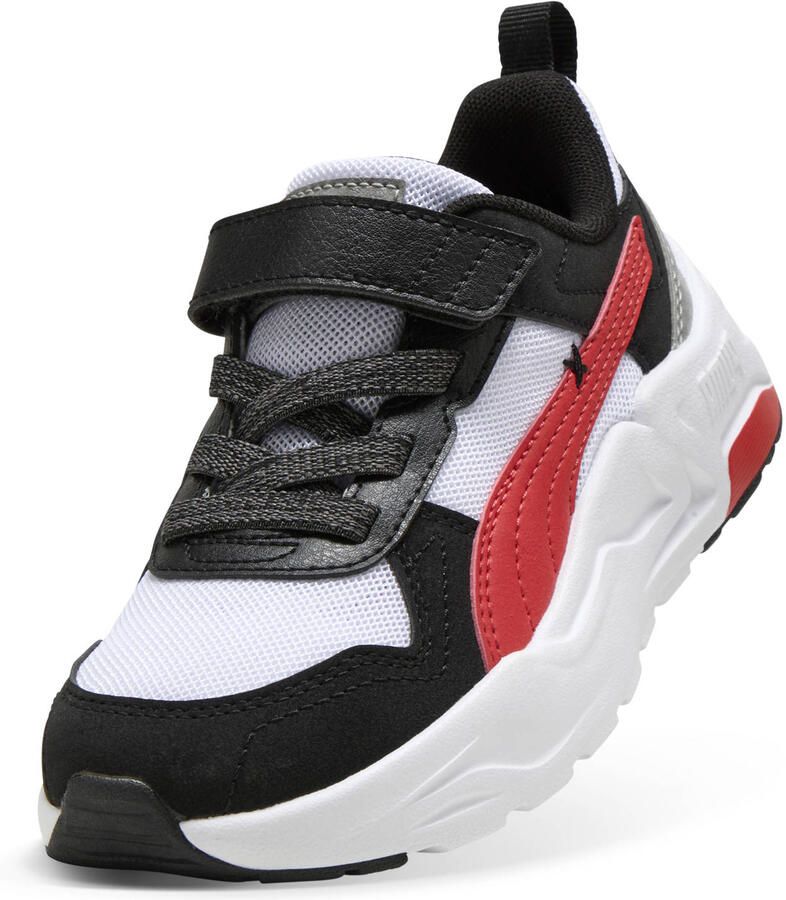 PUMA Trinity 2 LT Mid 90 PS kinder sneakers wit zwart - Foto 3