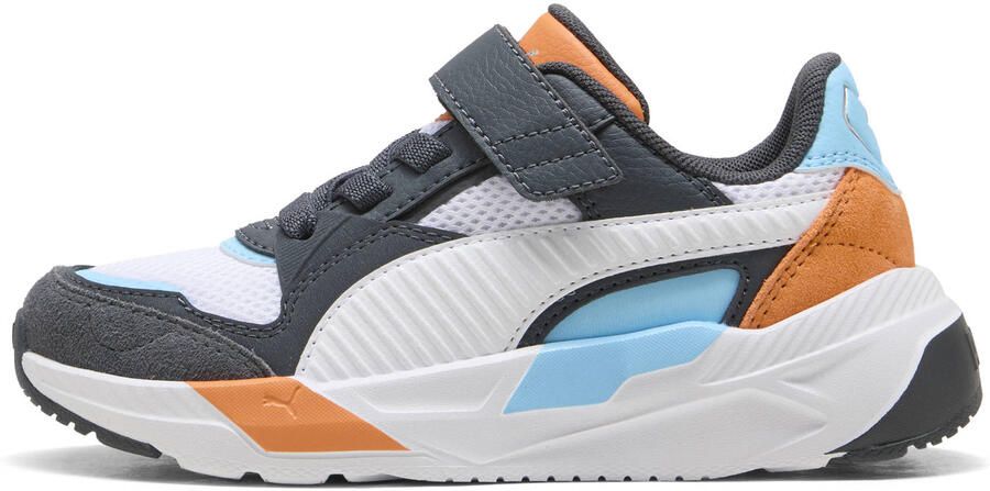 PUMA Sneakers lichtblauw antraciet oranje wit