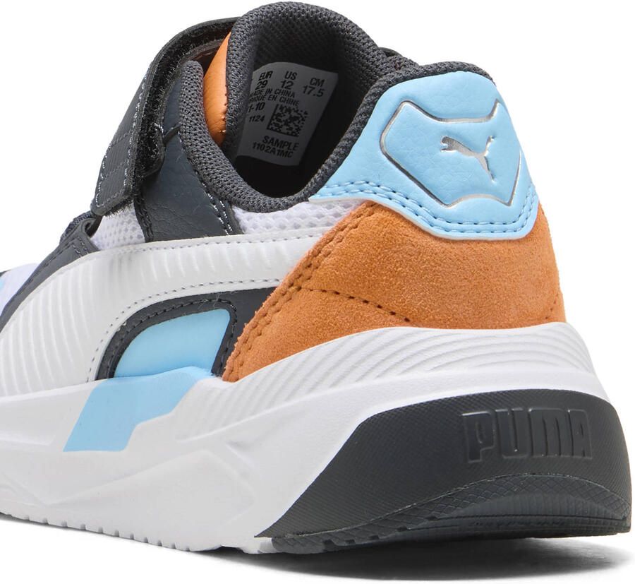 PUMA Sneakers lichtblauw antraciet oranje wit - Foto 2