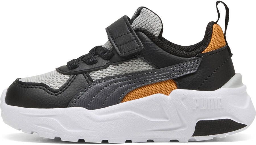 Puma Trinity 4 LT imitatieleren sneakers grijs zwart oranje - Foto 4
