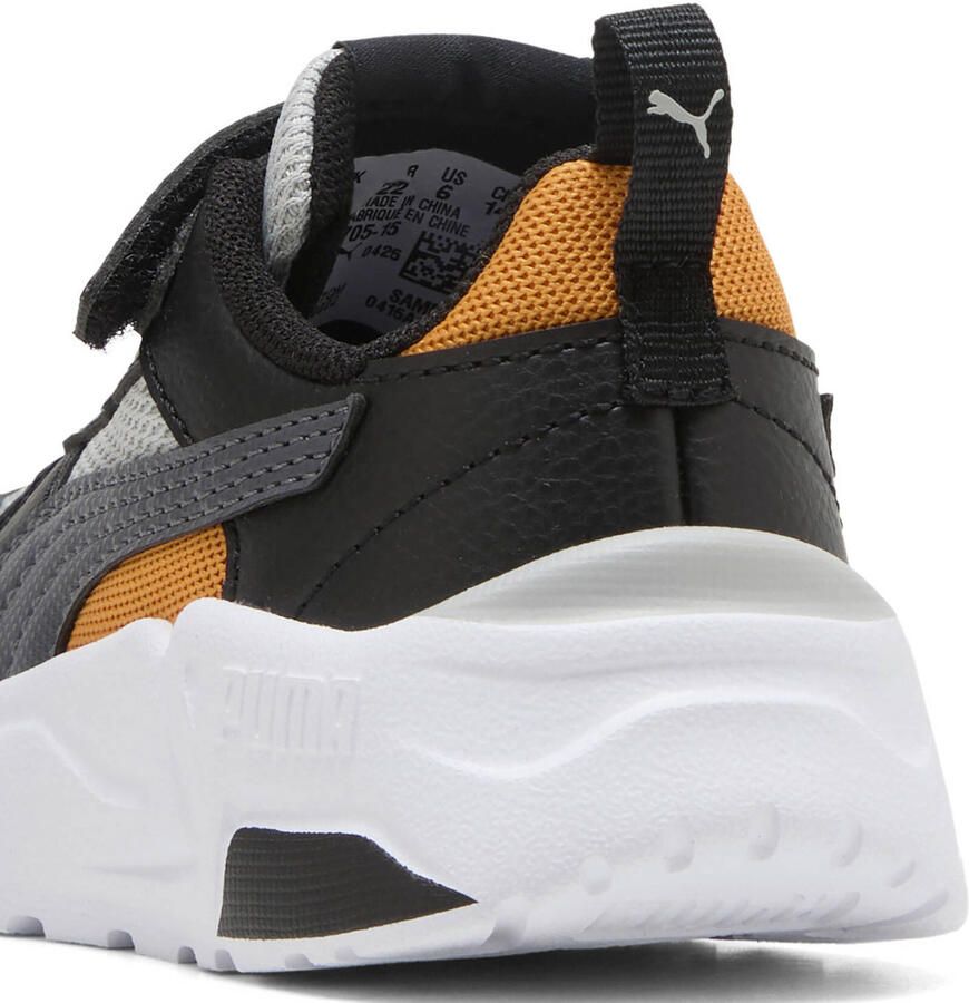 Puma Trinity 4 LT imitatieleren sneakers grijs zwart oranje - Foto 2