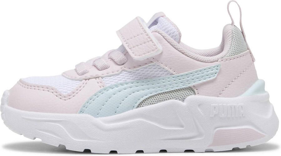 Puma Trinity 5 LT imitatieleren sneakers lichtroze lichtblauw