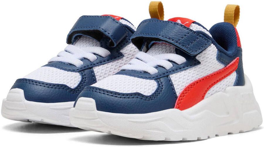 PUMA Trinity Lite AC+ PS Unisex Sneakers White-Fierce Red-Persian Blue