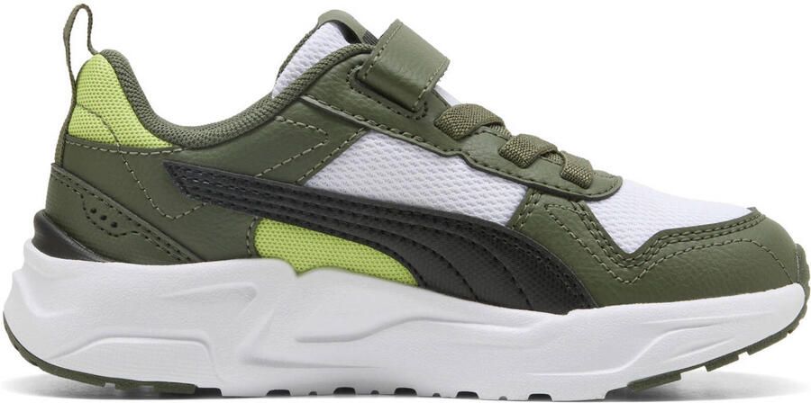Puma Trinity 3 LT imitatieleren sneakers wit kaki - Foto 5