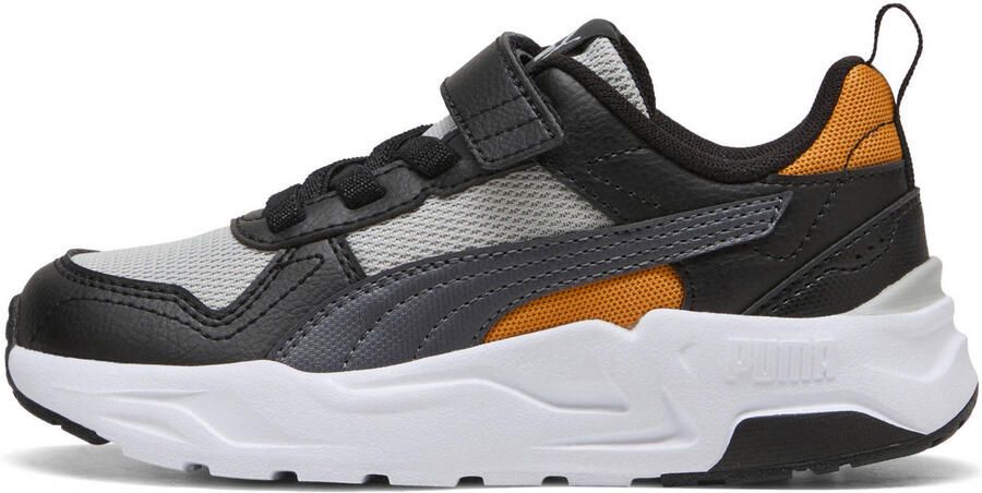 Puma Trinity mesh sneakers lichtgrijs zwart