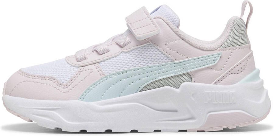 Puma Trinity mesh sneakers lichtroze lichtblauw
