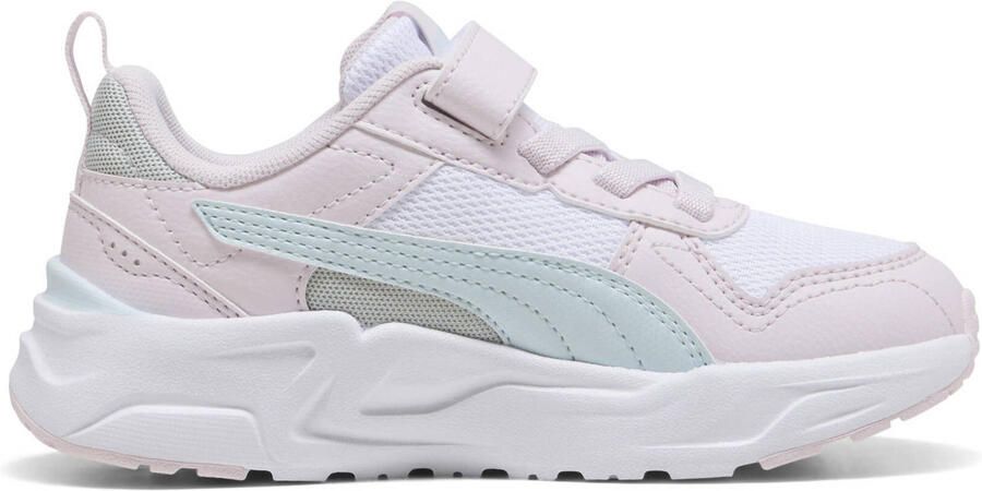 Puma Trinity mesh sneakers lichtroze lichtblauw - Foto 3