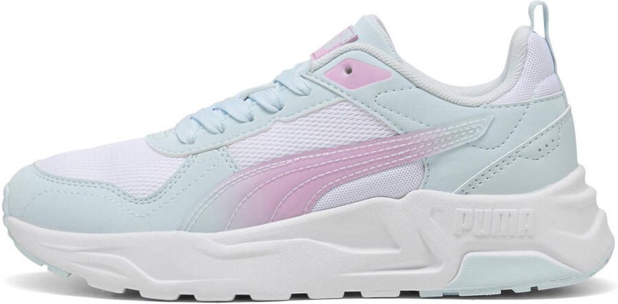 Puma Trinity mesh sneakers wit aqua