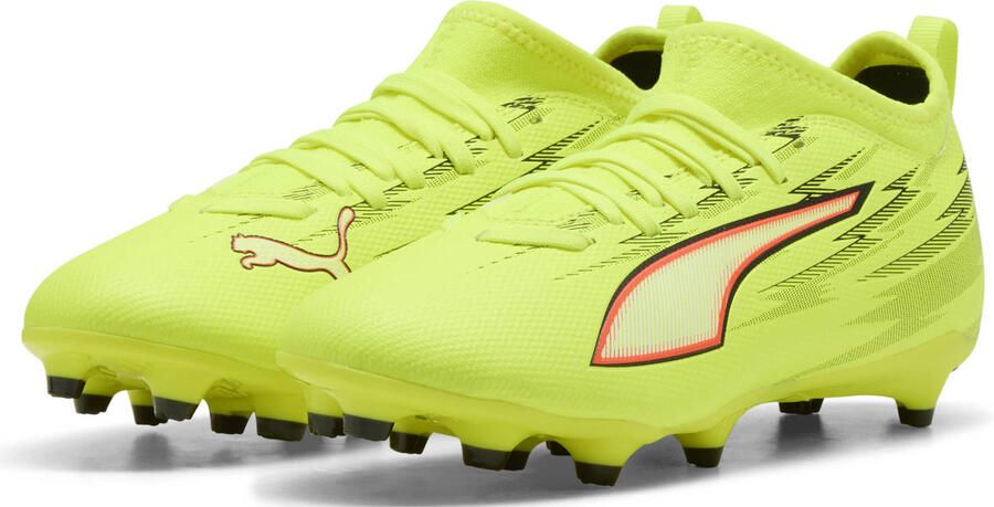 Puma Ultra 6 Match junior voetbalschoenen geel zwart - Foto 2