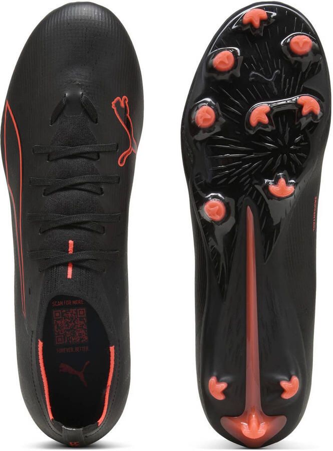 PUMA ULTRA 6 MATCH FG AG Unisex Sportschoenen Black- Red - Foto 3