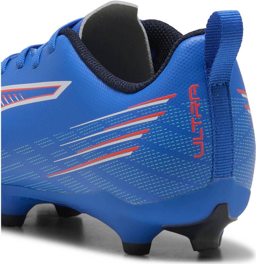 PUMA ULTRA 6 PLAY FG AG Jr Unisex Sportschoenen Ultra Blue- White-Glowing Red