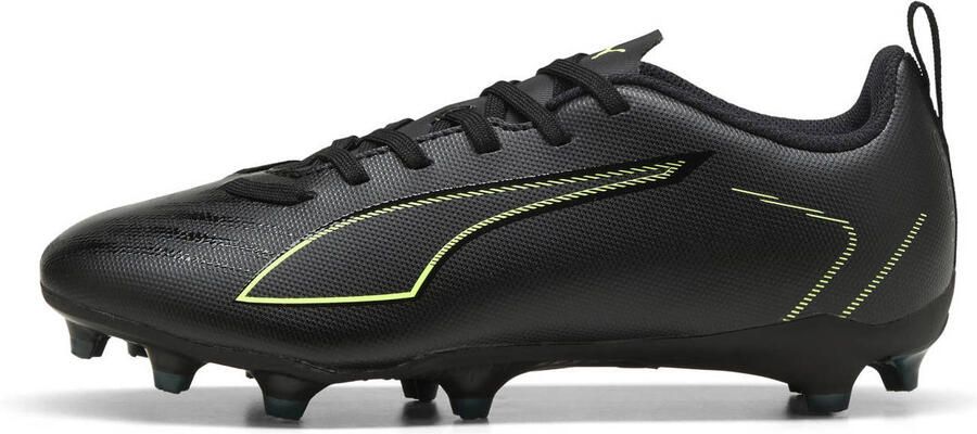 PUMA ULTRA 6 PLAY FG AG Jr Unisex Sportschoenen Black-Fizzy Light-Green Terrain