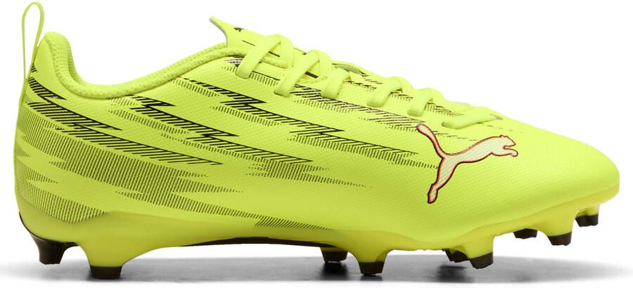 PUMA ULTRA 6 PLAY FG AG Jr Unisex Sportschoenen Yellow Alert- Black-Glowing Red-Lime Squeeze - Foto 3