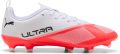 Puma Ultra 7 Play FG AG junior voetbalschoenen rood wit Imitatieleer - Rood