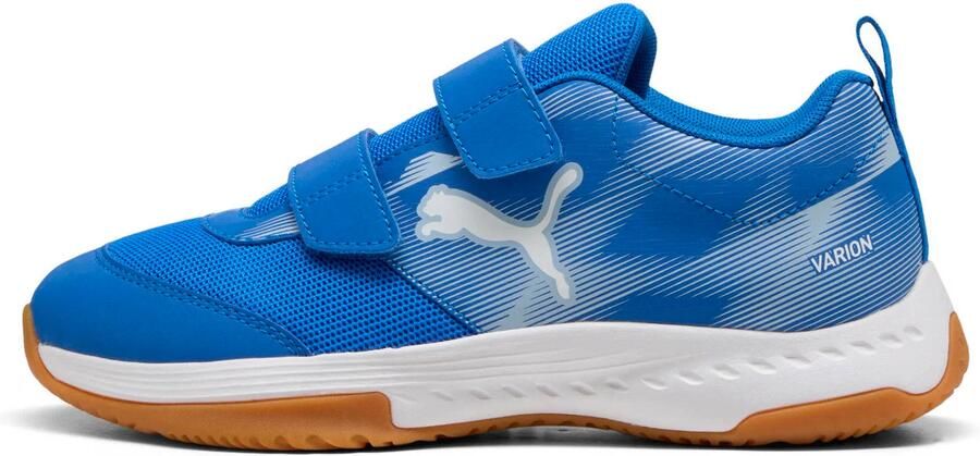 Puma Varion 3 V junior imitatieleren voetbalschoenen blauw