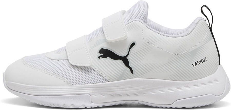 Puma Varion 3 V junior imitatieleren voetbalschoenen wit zwart