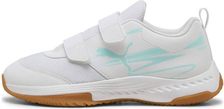 PUMA Varion II V Jr indoorschoenen voor kinderen 108106 05 Peppermint-White