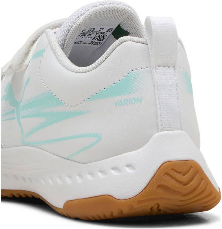 PUMA Varion II V Jr indoorschoenen voor kinderen 108106 05 Peppermint-White