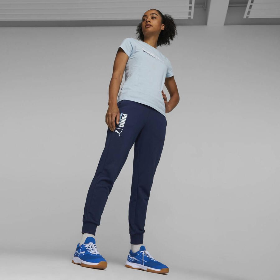 Puma Varion II zaalsportschoenen kobaltblauw wit