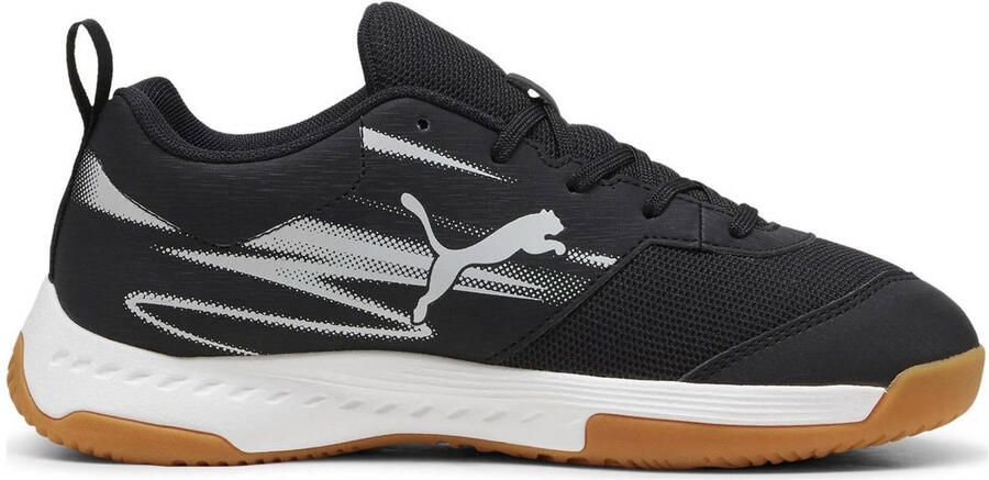 PUMA Kinder Indoorschuhe Low Varion II Jr 108105 Black-Cool Light Gray-Gum - Foto 3