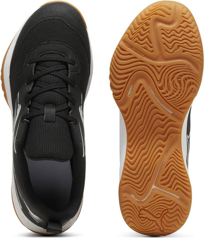 PUMA Kinder Indoorschuhe Low Varion II Jr 108105 Black-Cool Light Gray-Gum - Foto 2