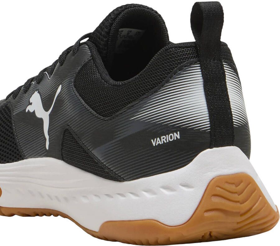 PUMA VARION 3 Indoor Unisex zaalschoenen Sneaker veterschoen 109096 01 Black- White - Foto 2