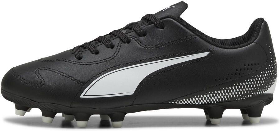 PUMA Vitoria II MG kinder voetbalschoenen zwart wit Uitneembare zool