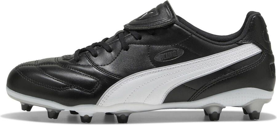 PUMA KING LIGA FG AG Unisex Sportschoenen Black- Silver- White