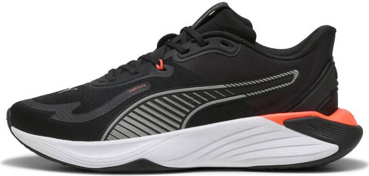 PUMA PWR Hybrid TR Unisex Sportschoenen Black- White-Glowing Red-Gray Echo