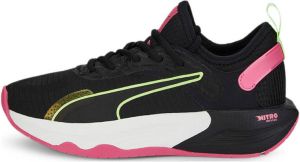 PUMA Pwr XX Nitro Training Schoenen Black Sunset Pink Fizzy Apple Dames