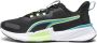 Puma PWRFrame fitness schoenen zwart blauw groen - Thumbnail 1