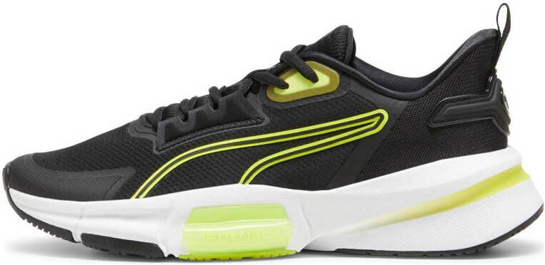 PUMA PWRFrame TR 3 Wn's Sportschoenen Black-Lime Pow- White