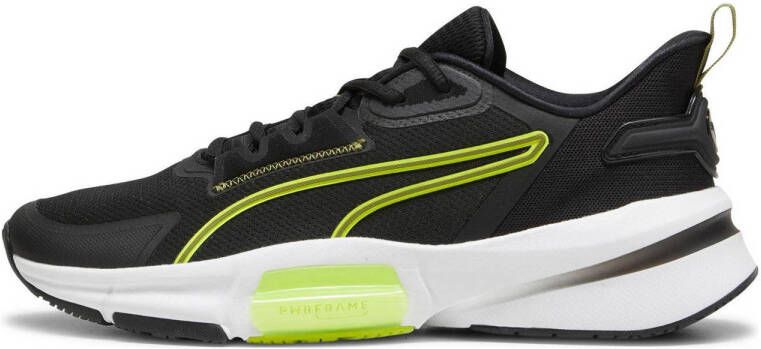 PUMA PWRFrame TR 3 Heren Sportschoenen Black-Olive Green-Lime Pow