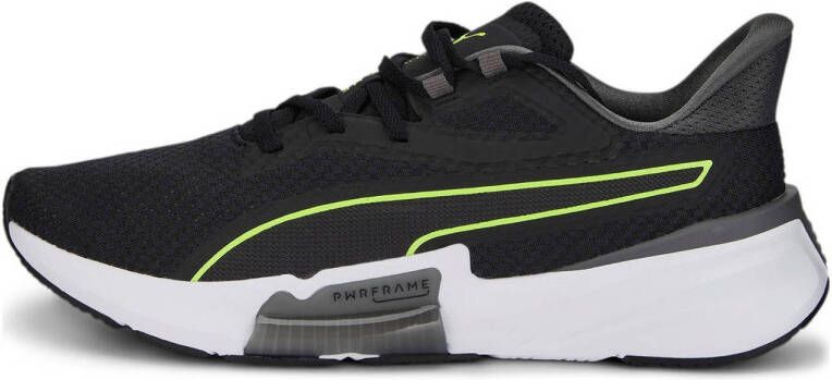 Puma PWRFrame TR fitness schoenen zwart groen