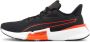 PUMA Power Frame Hardloopschoenen Black Cherry Tomato Heren - Thumbnail 1