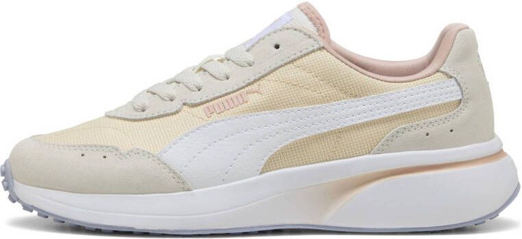 Puma R78 Glance sneakers ecru wit lichtgeel