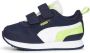 Puma R78 V Inf sneakers donkerblauw wit groen Jongens Meisjes Mesh Meerkleurig 22 - Thumbnail 2